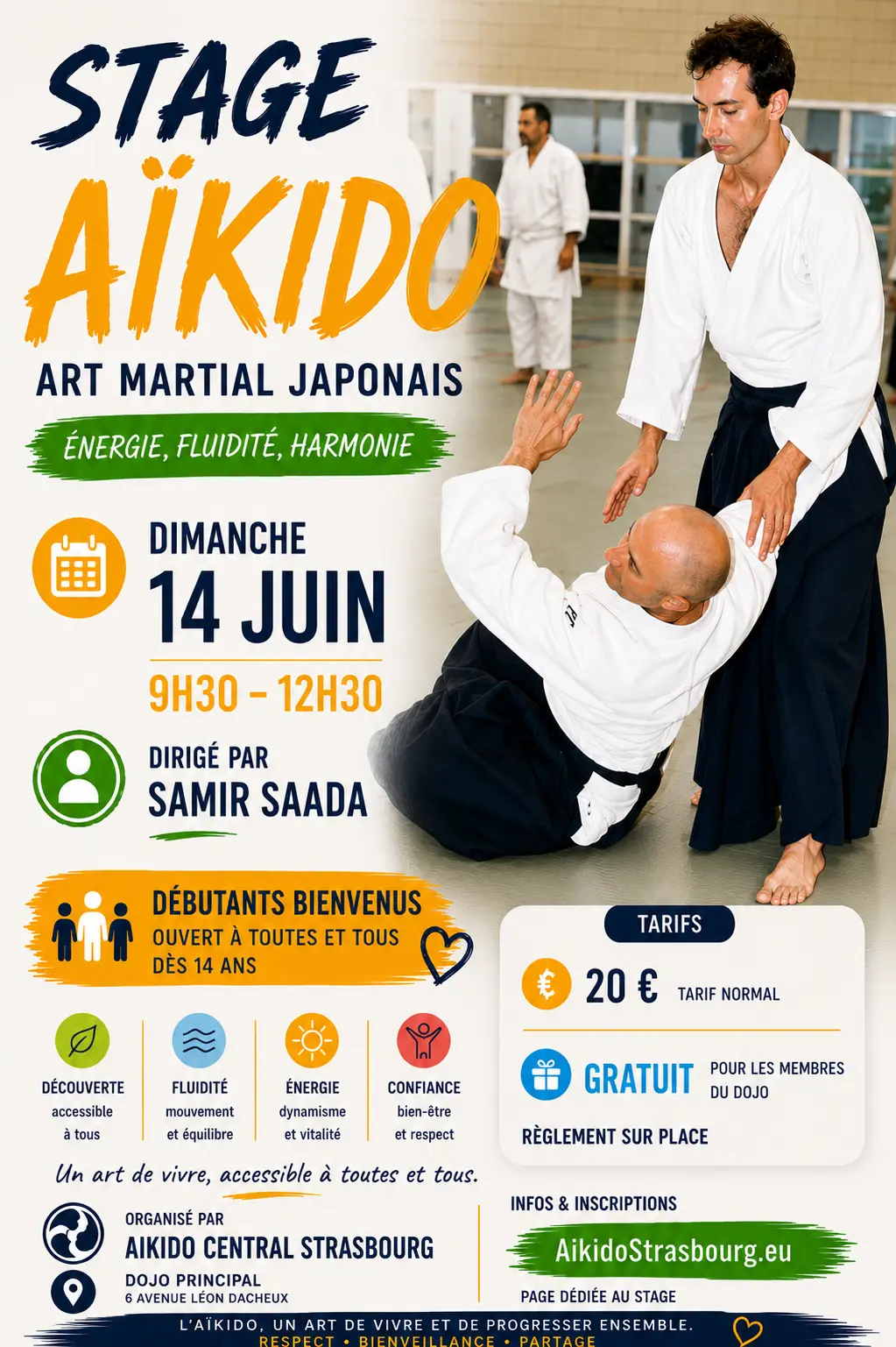 Stage Aikido à Strasbourg
